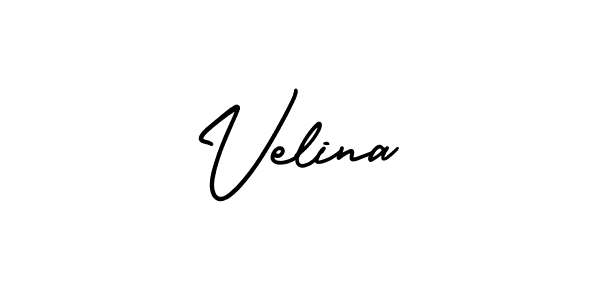 Also we have Velina name is the best signature style. Create professional handwritten signature collection using AmerikaSignatureDemo-Regular autograph style. Velina signature style 3 images and pictures png