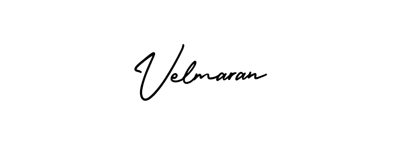 The best way (AmerikaSignatureDemo-Regular) to make a short signature is to pick only two or three words in your name. The name Velmaran include a total of six letters. For converting this name. Velmaran signature style 3 images and pictures png