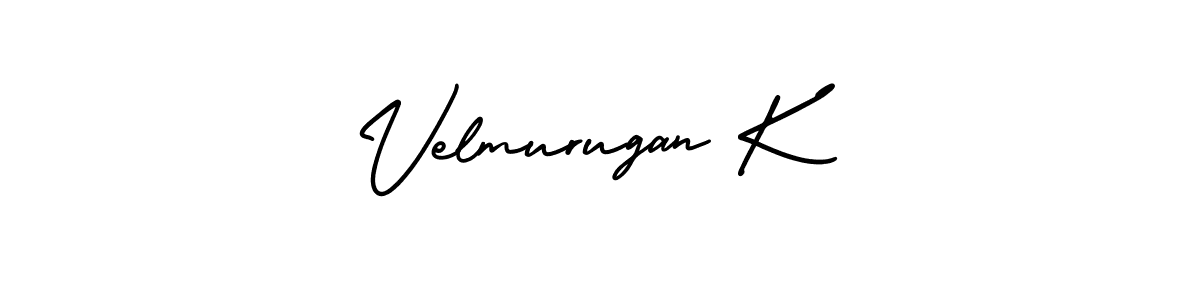 Also we have Velmurugan K name is the best signature style. Create professional handwritten signature collection using AmerikaSignatureDemo-Regular autograph style. Velmurugan K signature style 3 images and pictures png