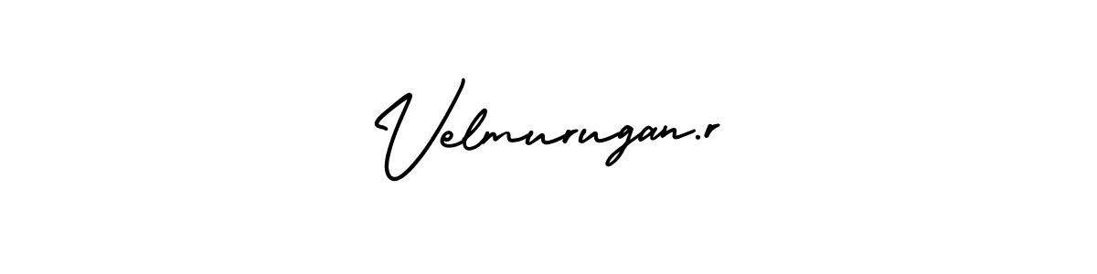 Make a beautiful signature design for name Velmurugan.r. Use this online signature maker to create a handwritten signature for free. Velmurugan.r signature style 3 images and pictures png