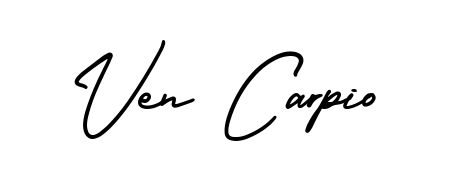Master the art of signing with Ven Carpio written in fluent AmerikaSignatureDemo-Regular script. A great template to practice and refine your handwriting. Ven Carpio signature style 3 images and pictures png