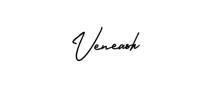 Create a beautiful signature design for name Veneash. With this signature (AmerikaSignatureDemo-Regular) fonts, you can make a handwritten signature for free. Veneash signature style 3 images and pictures png