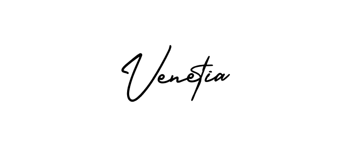 How to make Venetia signature? AmerikaSignatureDemo-Regular is a professional autograph style. Create handwritten signature for Venetia name. Venetia signature style 3 images and pictures png