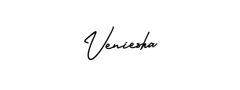 Here are the top 10 professional signature styles for the name Veniesha. These are the best autograph styles you can use for your name. Veniesha signature style 3 images and pictures png