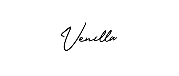 How to make Venilla signature? AmerikaSignatureDemo-Regular is a professional autograph style. Create handwritten signature for Venilla name. Venilla signature style 3 images and pictures png