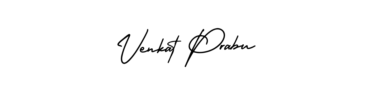 Design your own signature with our free online signature maker. With this signature software, you can create a handwritten (AmerikaSignatureDemo-Regular) signature for name Venkat Prabu. Venkat Prabu signature style 3 images and pictures png