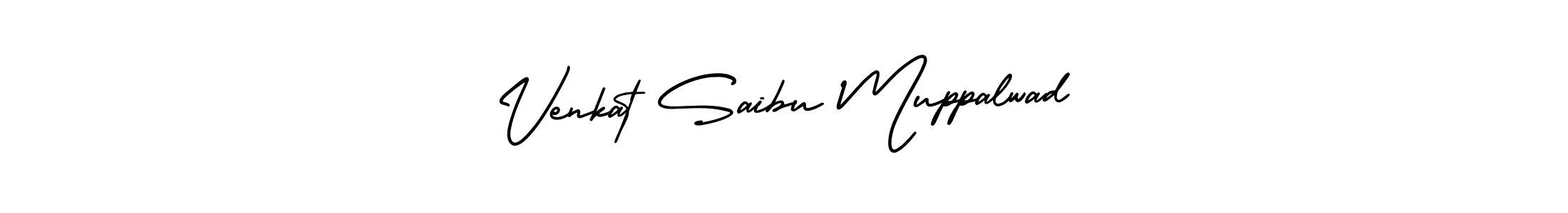 It looks lik you need a new signature style for name Venkat Saibu Muppalwad. Design unique handwritten (AmerikaSignatureDemo-Regular) signature with our free signature maker in just a few clicks. Venkat Saibu Muppalwad signature style 3 images and pictures png