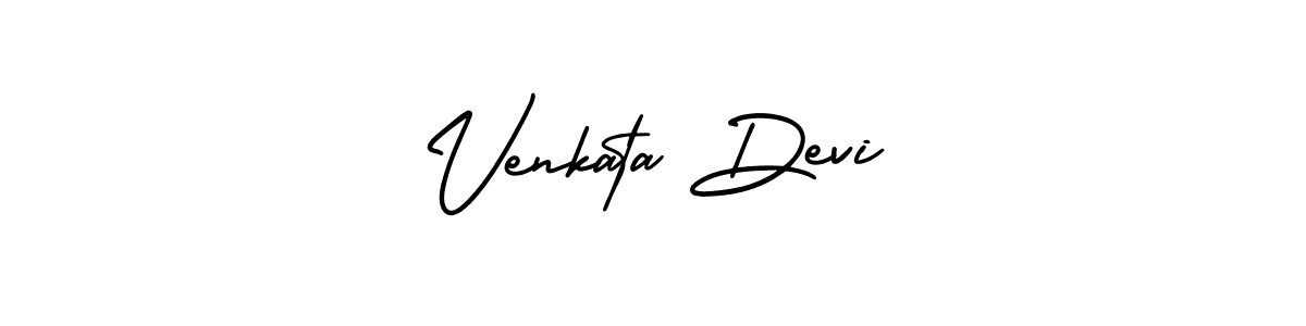Use a signature maker to create a handwritten signature online. With this signature software, you can design (AmerikaSignatureDemo-Regular) your own signature for name Venkata Devi. Venkata Devi signature style 3 images and pictures png