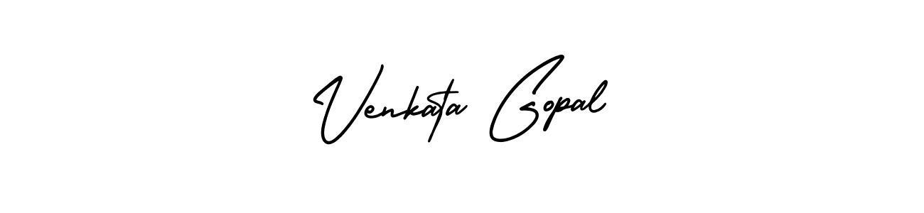 Create a beautiful signature design for name Venkata Gopal. With this signature (AmerikaSignatureDemo-Regular) fonts, you can make a handwritten signature for free. Venkata Gopal signature style 3 images and pictures png