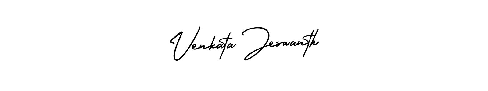 Design your own signature with our free online signature maker. With this signature software, you can create a handwritten (AmerikaSignatureDemo-Regular) signature for name Venkata Jeswanth. Venkata Jeswanth signature style 3 images and pictures png