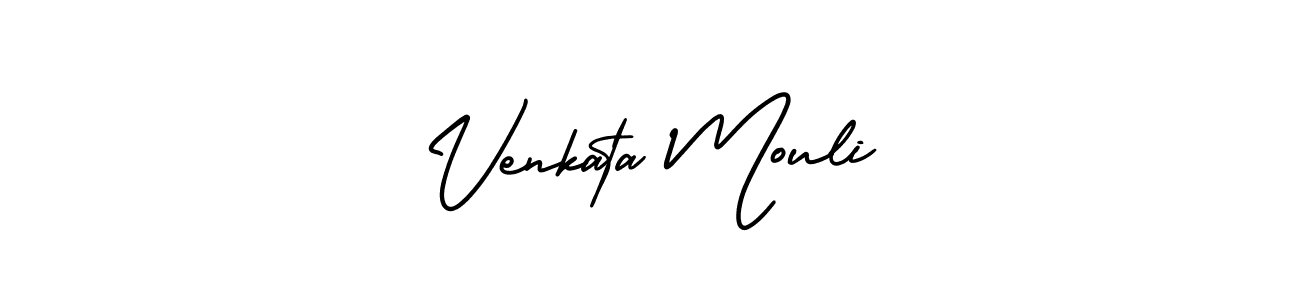It looks lik you need a new signature style for name Venkata Mouli. Design unique handwritten (AmerikaSignatureDemo-Regular) signature with our free signature maker in just a few clicks. Venkata Mouli signature style 3 images and pictures png