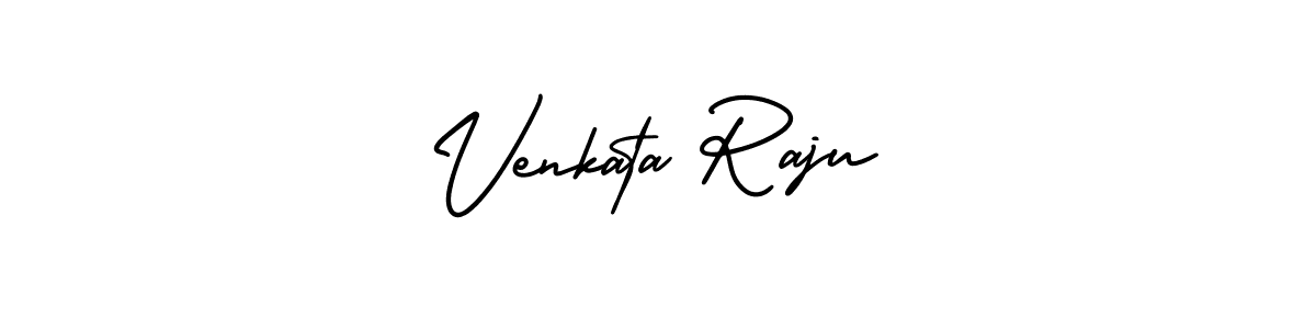 Make a beautiful signature design for name Venkata Raju. With this signature (AmerikaSignatureDemo-Regular) style, you can create a handwritten signature for free. Venkata Raju signature style 3 images and pictures png