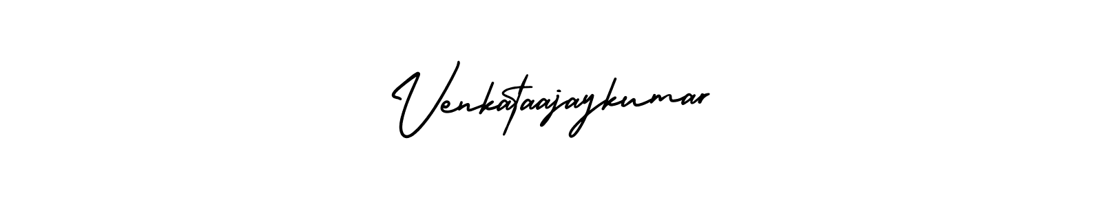How to make Venkataajaykumar name signature. Use AmerikaSignatureDemo-Regular style for creating short signs online. This is the latest handwritten sign. Venkataajaykumar signature style 3 images and pictures png