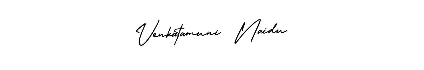 Also we have Venkatamuni  Naidu name is the best signature style. Create professional handwritten signature collection using AmerikaSignatureDemo-Regular autograph style. Venkatamuni  Naidu signature style 3 images and pictures png