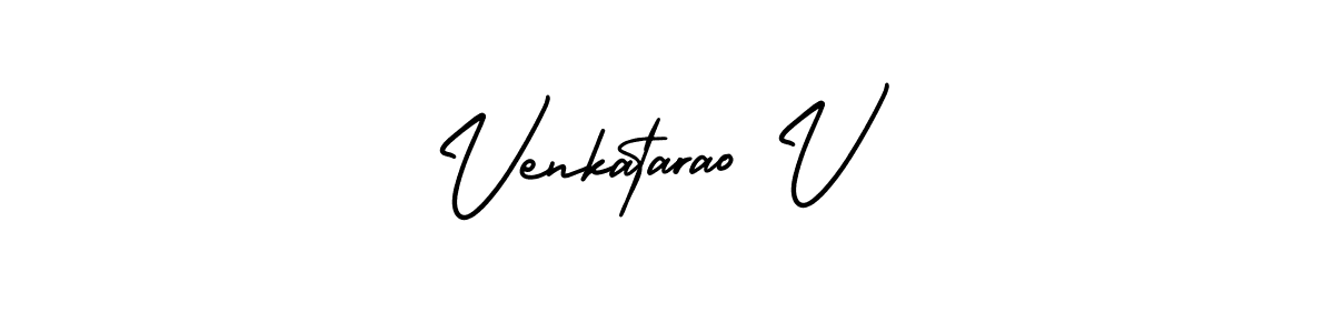 if you are searching for the best signature style for your name Venkatarao V. so please give up your signature search. here we have designed multiple signature styles  using AmerikaSignatureDemo-Regular. Venkatarao V signature style 3 images and pictures png