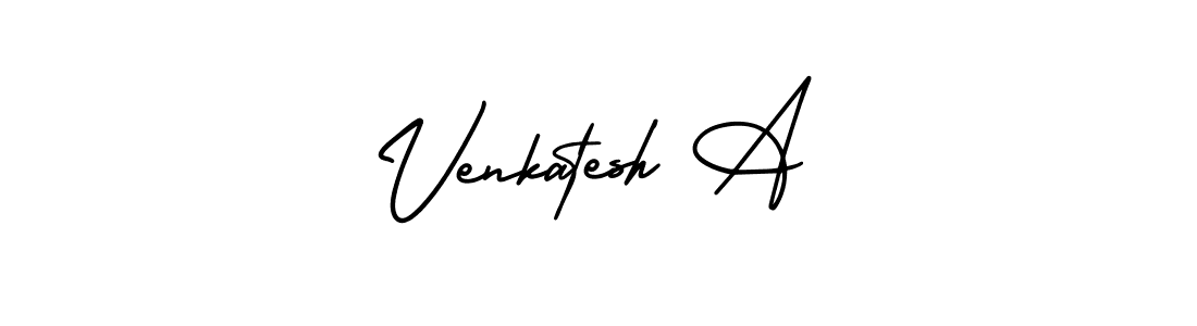 Make a beautiful signature design for name Venkatesh A. Use this online signature maker to create a handwritten signature for free. Venkatesh A signature style 3 images and pictures png