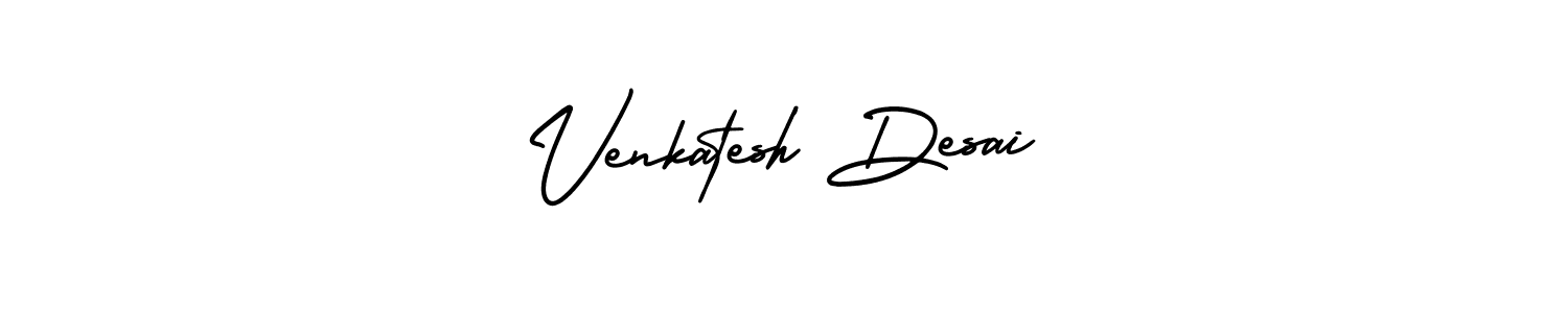 AmerikaSignatureDemo-Regular is a professional signature style that is perfect for those who want to add a touch of class to their signature. It is also a great choice for those who want to make their signature more unique. Get Venkatesh Desai name to fancy signature for free. Venkatesh Desai signature style 3 images and pictures png