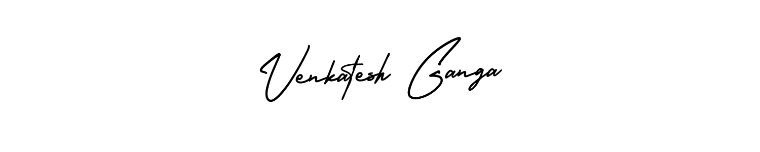 It looks lik you need a new signature style for name Venkatesh Ganga. Design unique handwritten (AmerikaSignatureDemo-Regular) signature with our free signature maker in just a few clicks. Venkatesh Ganga signature style 3 images and pictures png