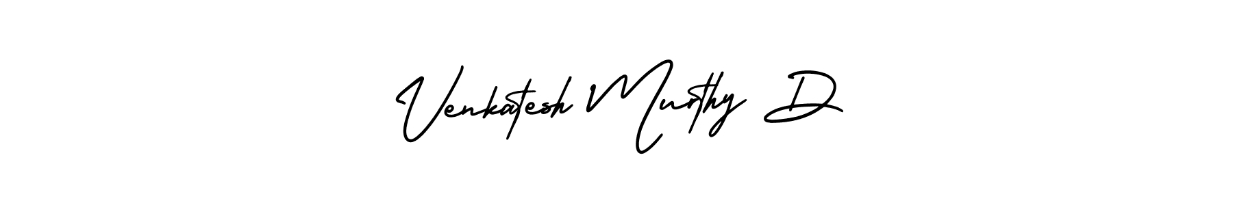 Use a signature maker to create a handwritten signature online. With this signature software, you can design (AmerikaSignatureDemo-Regular) your own signature for name Venkatesh Murthy D. Venkatesh Murthy D signature style 3 images and pictures png