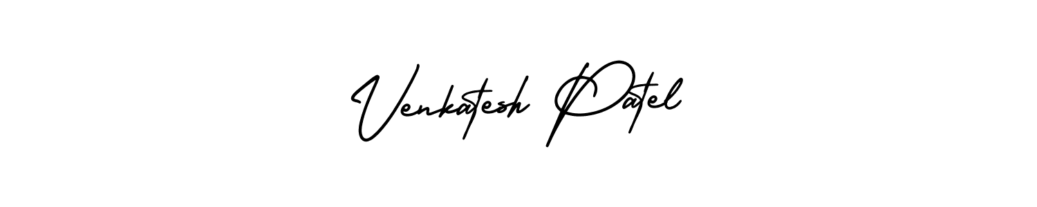 Make a beautiful signature design for name Venkatesh Patel. With this signature (AmerikaSignatureDemo-Regular) style, you can create a handwritten signature for free. Venkatesh Patel signature style 3 images and pictures png