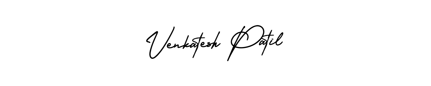 This is the best signature style for the Venkatesh Patil name. Also you like these signature font (AmerikaSignatureDemo-Regular). Mix name signature. Venkatesh Patil signature style 3 images and pictures png
