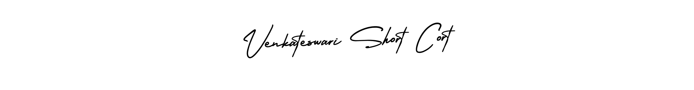 Design your own signature with our free online signature maker. With this signature software, you can create a handwritten (AmerikaSignatureDemo-Regular) signature for name Venkateswari Short Cort. Venkateswari Short Cort signature style 3 images and pictures png