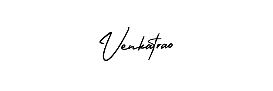 Venkatrao stylish signature style. Best Handwritten Sign (AmerikaSignatureDemo-Regular) for my name. Handwritten Signature Collection Ideas for my name Venkatrao. Venkatrao signature style 3 images and pictures png