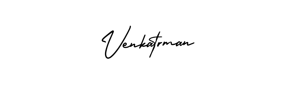 Create a beautiful signature design for name Venkatrman. With this signature (AmerikaSignatureDemo-Regular) fonts, you can make a handwritten signature for free. Venkatrman signature style 3 images and pictures png