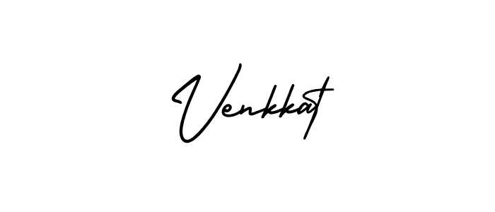 How to make Venkkat signature? AmerikaSignatureDemo-Regular is a professional autograph style. Create handwritten signature for Venkkat name. Venkkat signature style 3 images and pictures png