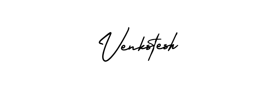 Venkstesh stylish signature style. Best Handwritten Sign (AmerikaSignatureDemo-Regular) for my name. Handwritten Signature Collection Ideas for my name Venkstesh. Venkstesh signature style 3 images and pictures png