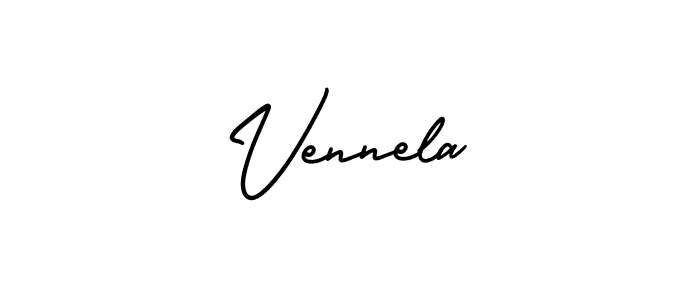 Also You can easily find your signature by using the search form. We will create Vennela name handwritten signature images for you free of cost using AmerikaSignatureDemo-Regular sign style. Vennela signature style 3 images and pictures png