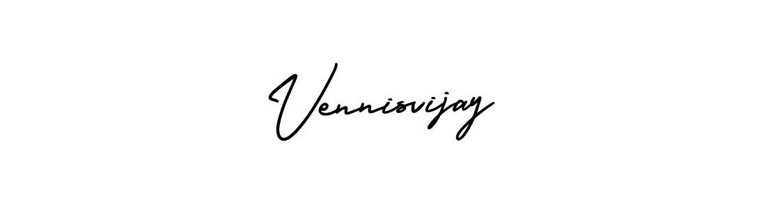 Design your own signature with our free online signature maker. With this signature software, you can create a handwritten (AmerikaSignatureDemo-Regular) signature for name Vennisvijay. Vennisvijay signature style 3 images and pictures png