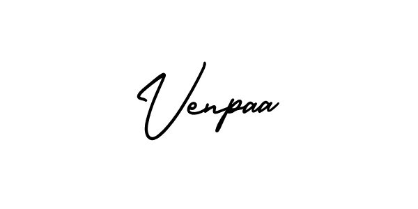 How to make Venpaa signature? AmerikaSignatureDemo-Regular is a professional autograph style. Create handwritten signature for Venpaa name. Venpaa signature style 3 images and pictures png