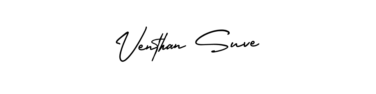 Use a signature maker to create a handwritten signature online. With this signature software, you can design (AmerikaSignatureDemo-Regular) your own signature for name Venthan Suve. Venthan Suve signature style 3 images and pictures png