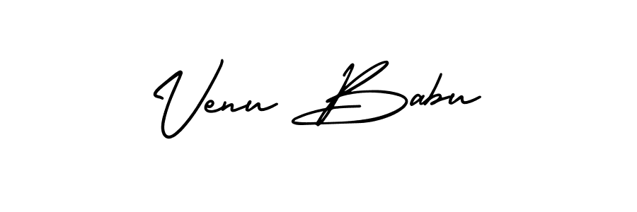 How to make Venu Babu signature? AmerikaSignatureDemo-Regular is a professional autograph style. Create handwritten signature for Venu Babu name. Venu Babu signature style 3 images and pictures png