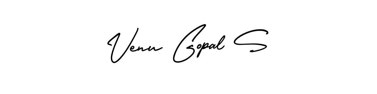 Make a beautiful signature design for name Venu Gopal S. Use this online signature maker to create a handwritten signature for free. Venu Gopal S signature style 3 images and pictures png