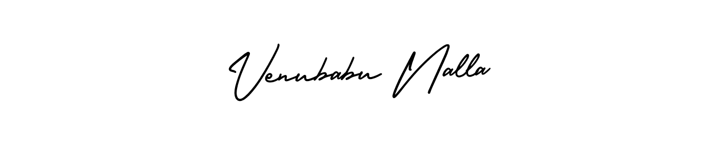Make a beautiful signature design for name Venubabu Nalla. Use this online signature maker to create a handwritten signature for free. Venubabu Nalla signature style 3 images and pictures png