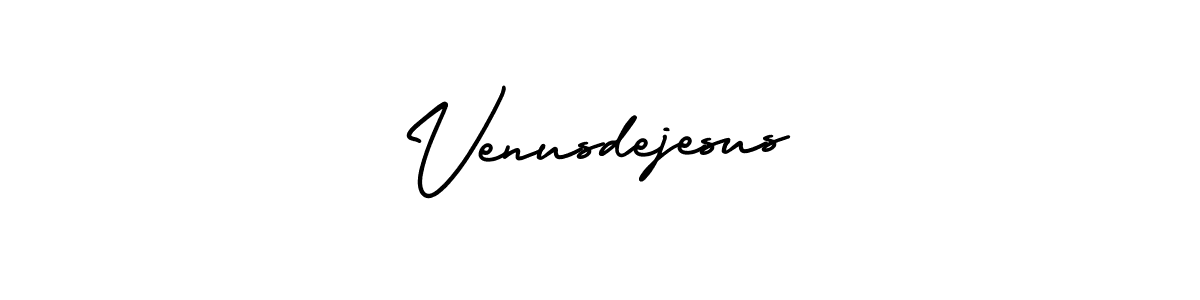 You should practise on your own different ways (AmerikaSignatureDemo-Regular) to write your name (Venusdejesus) in signature. don't let someone else do it for you. Venusdejesus signature style 3 images and pictures png