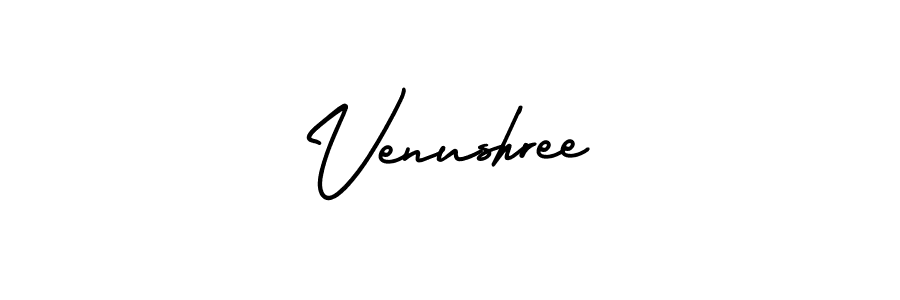 AmerikaSignatureDemo-Regular is a professional signature style that is perfect for those who want to add a touch of class to their signature. It is also a great choice for those who want to make their signature more unique. Get Venushree name to fancy signature for free. Venushree signature style 3 images and pictures png