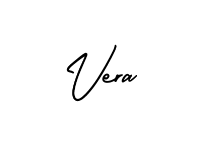 The best way (AmerikaSignatureDemo-Regular) to make a short signature is to pick only two or three words in your name. The name Vera include a total of six letters. For converting this name. Vera signature style 3 images and pictures png