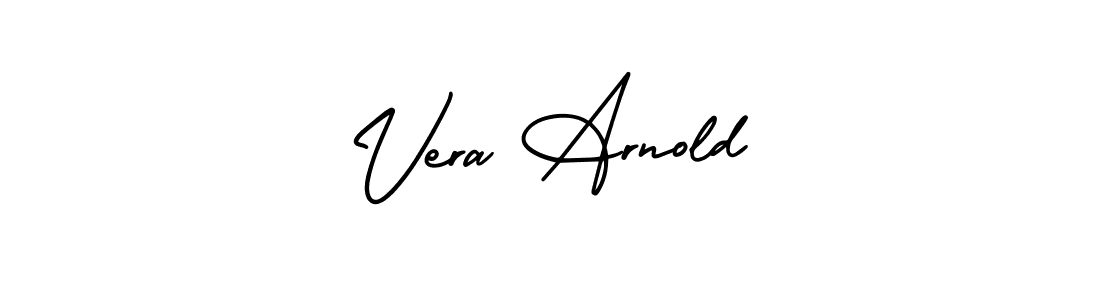 Make a beautiful signature design for name Vera Arnold. With this signature (AmerikaSignatureDemo-Regular) style, you can create a handwritten signature for free. Vera Arnold signature style 3 images and pictures png