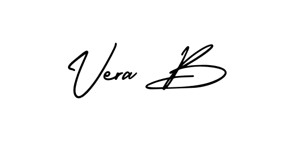 Similarly AmerikaSignatureDemo-Regular is the best handwritten signature design. Signature creator online .You can use it as an online autograph creator for name Vera B. Vera B signature style 3 images and pictures png