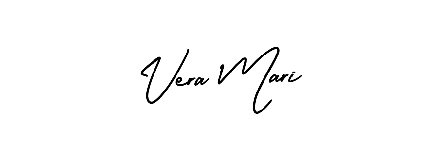 Vera Mari stylish signature style. Best Handwritten Sign (AmerikaSignatureDemo-Regular) for my name. Handwritten Signature Collection Ideas for my name Vera Mari. Vera Mari signature style 3 images and pictures png