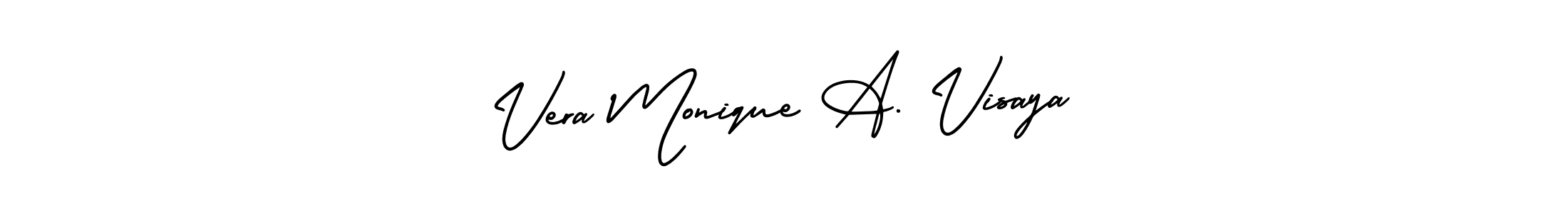 Also we have Vera Monique A. Visaya name is the best signature style. Create professional handwritten signature collection using AmerikaSignatureDemo-Regular autograph style. Vera Monique A. Visaya signature style 3 images and pictures png