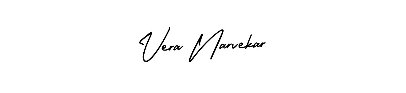 Best and Professional Signature Style for Vera Narvekar. AmerikaSignatureDemo-Regular Best Signature Style Collection. Vera Narvekar signature style 3 images and pictures png