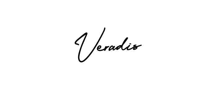 Create a beautiful signature design for name Veradis. With this signature (AmerikaSignatureDemo-Regular) fonts, you can make a handwritten signature for free. Veradis signature style 3 images and pictures png