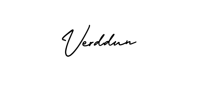 How to Draw Verddun signature style? AmerikaSignatureDemo-Regular is a latest design signature styles for name Verddun. Verddun signature style 3 images and pictures png