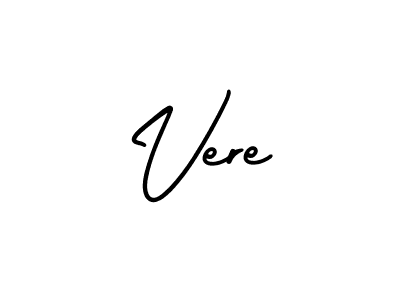 It looks lik you need a new signature style for name Vere. Design unique handwritten (AmerikaSignatureDemo-Regular) signature with our free signature maker in just a few clicks. Vere signature style 3 images and pictures png