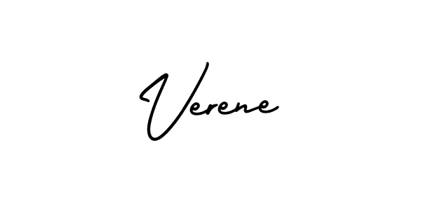 Best and Professional Signature Style for Verene. AmerikaSignatureDemo-Regular Best Signature Style Collection. Verene signature style 3 images and pictures png