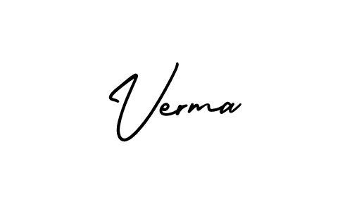 Make a beautiful signature design for name Verma. Use this online signature maker to create a handwritten signature for free. Verma signature style 3 images and pictures png